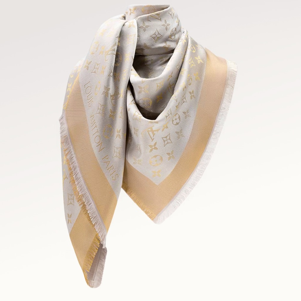 SOLD❌❌LOUIS VUITTON SHINE Monogram Shawl ✨✨✨